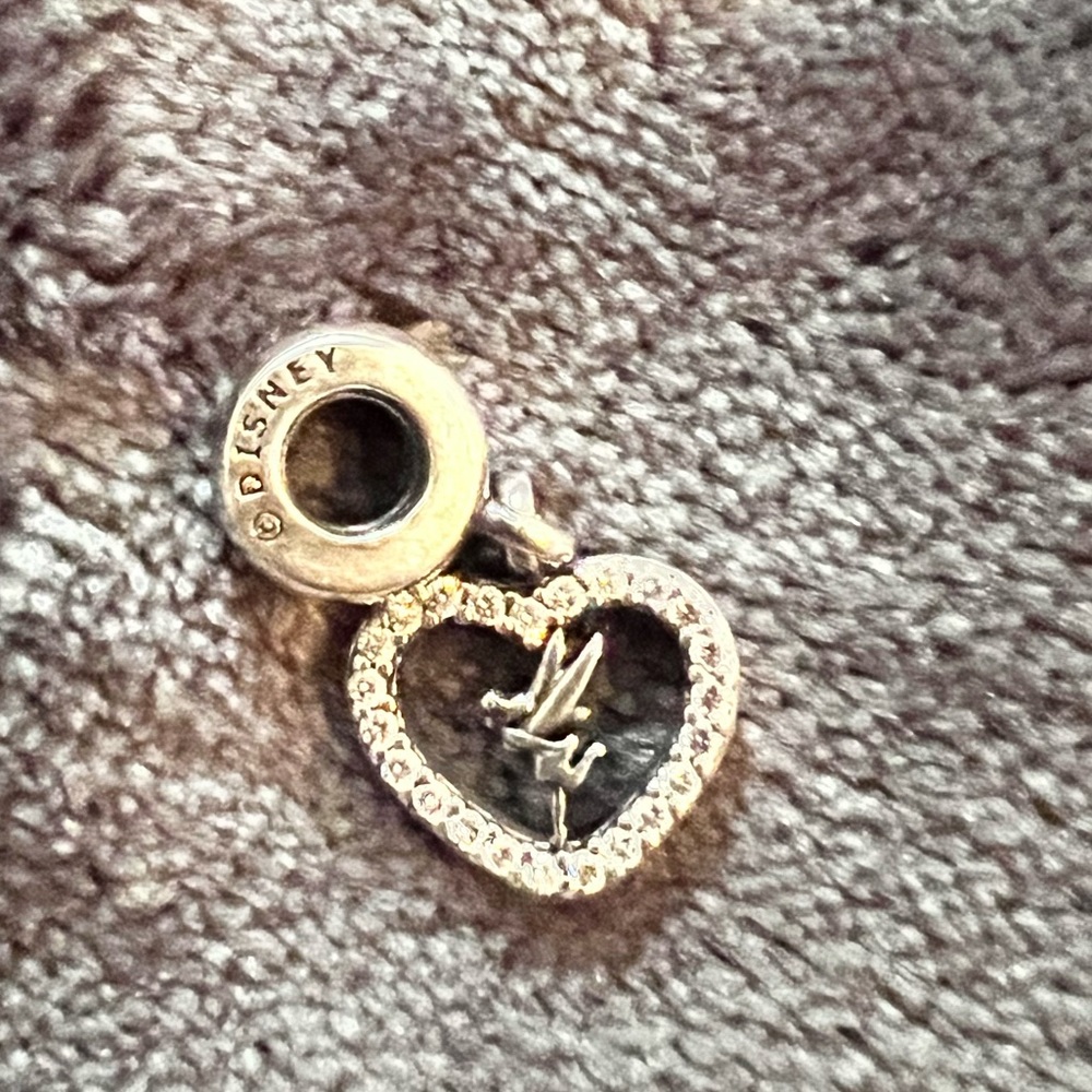 Pandora- Disney Love Tinker Bell cubic zirconium heart